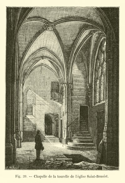 Cappella della torretta della chiesa di Saint-Benoist da French School