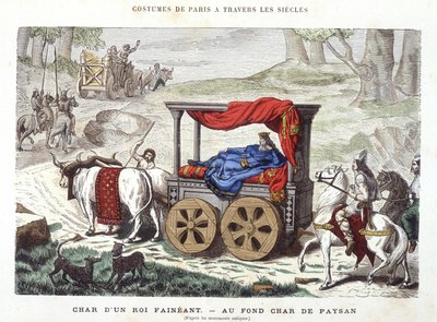 Carro di un re pigro e carro di un contadino - in 