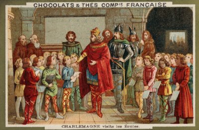 Carlo Magno visita una scuola da French School