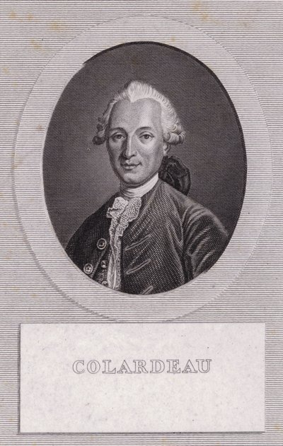 Charles-Pierre Colardeau, poeta francese (incisione) da French School