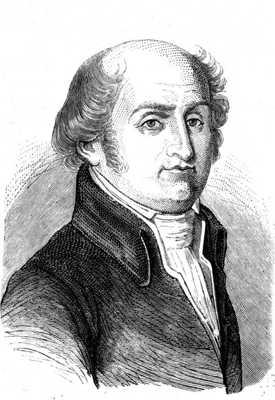 Charles Gilbert Romme, matematico, rivoluzionario e politico francese. Incisione 1868 da French School