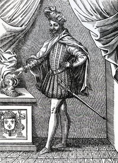 Carlo IX (1550-74), Re di Francia, 1573 da French School