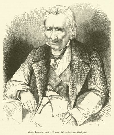 Charles Lacretelle, morto il 28 marzo 1855 da French School