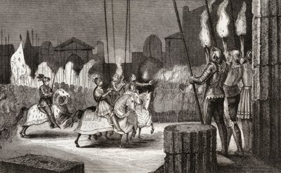 Carlo VII entra a Roma nel 1494 per essere dichiarato Imperatore d
