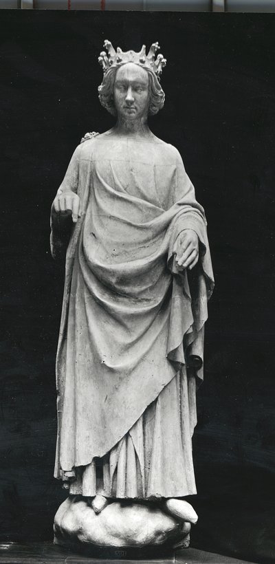 Carlo VI, re di Francia, dal Palazzo di Giustizia di Poitiers, originale fine XIV secolo (calco in gesso) da French School