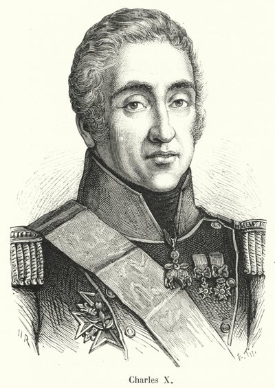 Carlo X (incisione) da French School