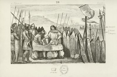 Carlo il Grosso paga i Vichinghi 700 pezzi d