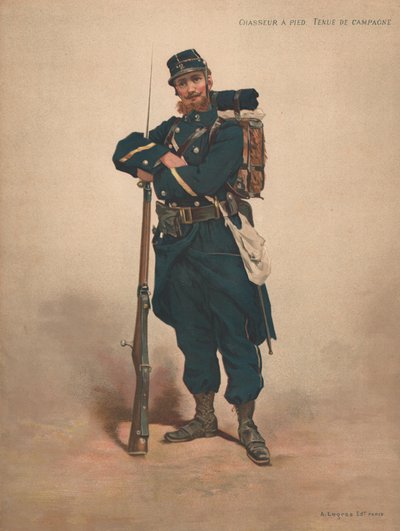 Cacciatore a Piedi, Uniforme da Campagna da French School