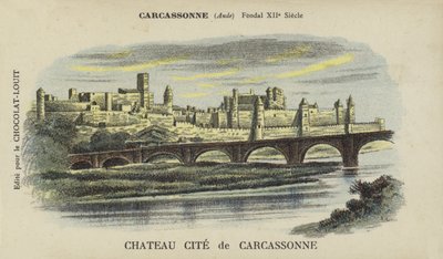 Cittadella di Carcassonne, Carcassonne, Aude da French School