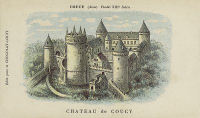 Castello di Coucy, Coucy, Aisne da French School