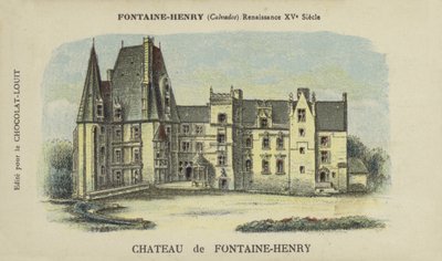 Castello di Fontaine-Henry, Fontaine-Henry, Calvados da French School