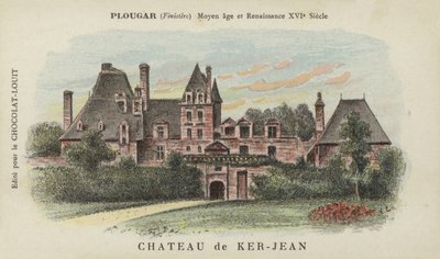 Castello di Ker-Jean, Plougar, Finistère da French School