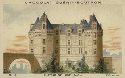 Castello di Lude, Sarthe da French School