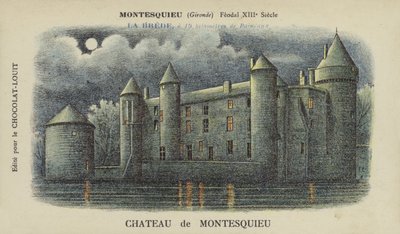 Castello di Montesquieu, Montesquieu, Gironda da French School