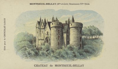 Castello di Montreuil-Bellay, Montreuil-Bellay, Maine-et-Loire da French School