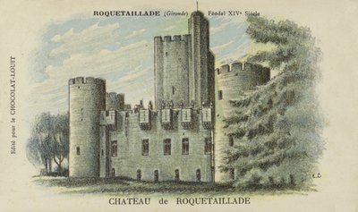 Castello di Roquetaillade, Roquetaillade, Gironda da French School