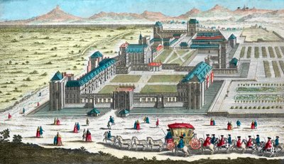 Castello di Vincennes vicino a Parigi - nel XVIII secolo da French School