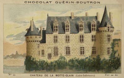 Castello di la Motte-Glain, Loire-Inferieure da French School
