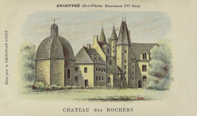 Castello dei Rochers, Argentré, Ille-et-Vilaine da French School