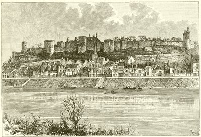Castello di Chinon da French School