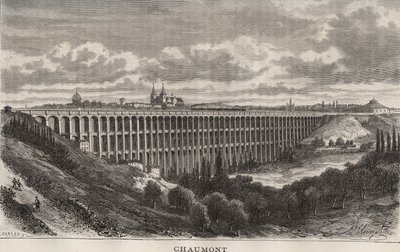 Chaumont - Haute-Marne - incisione in 