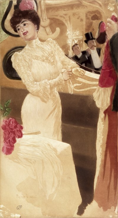 Chez Maxims, c.1900 da French School