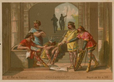 Childeberto I, Re di Francia (c 496-558) da French School