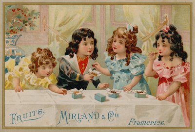 Bambini che mangiano dolci da French School