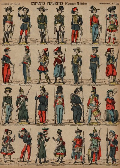 Costumi militari per bambini da French School