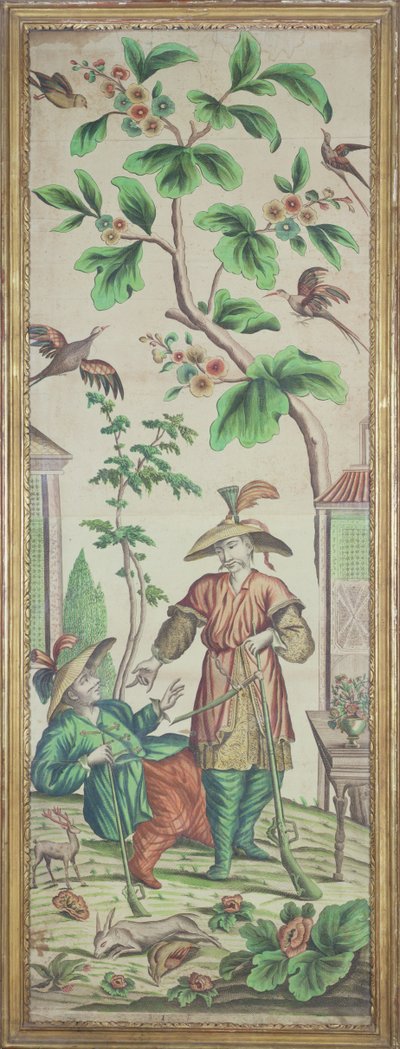 Carta da parati Chinoiserie da French School