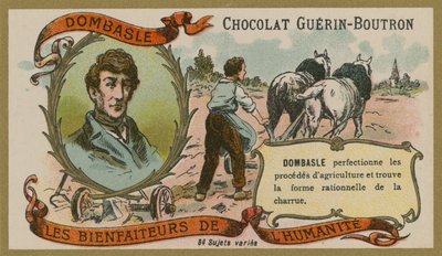 Chocolat Guérin-Boutron, Christophe Mathieu de Dombasle da French School