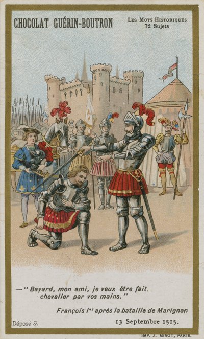 Chocolat Guérin-Boutron, serie Parole Storiche da French School