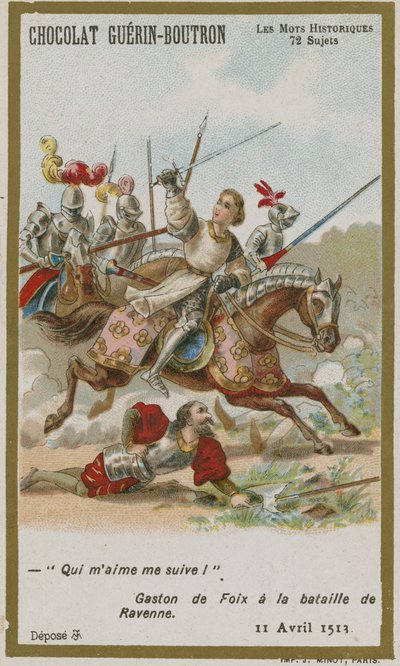 Chocolat Guérin-Boutron, serie Parole Storiche da French School