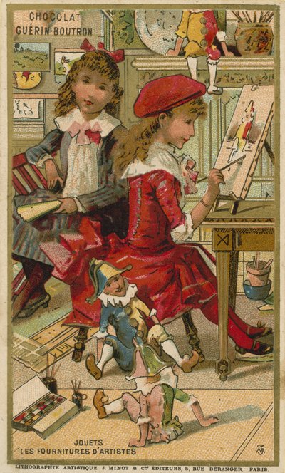 Carta commerciale Chocolat Guerin Boutron da French School