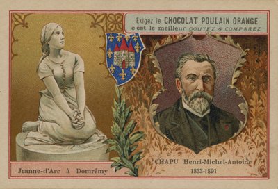 Carta commerciale Chocolat Poulain Orange da French School