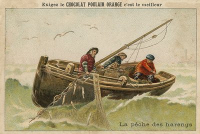 Carta commerciale Chocolat Poulain Orange da French School