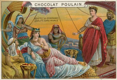 Carta commerciale di Chocolat Poulain da French School