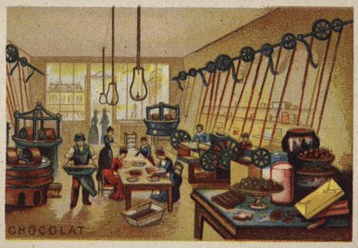 Fabbricazione di cioccolato da French School