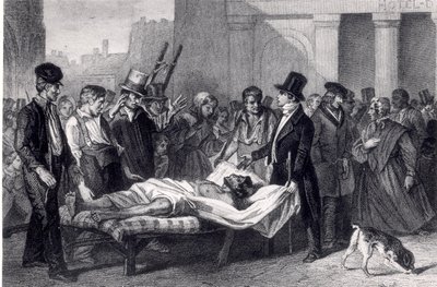 Colera a Parigi, 1832 da French School