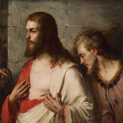 Cristo e San Tommaso (frammento) da French School
