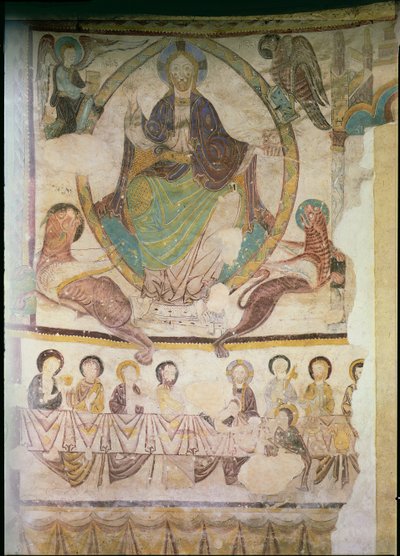 Cristo in Maestà con Quattro Simboli Evangelici e l