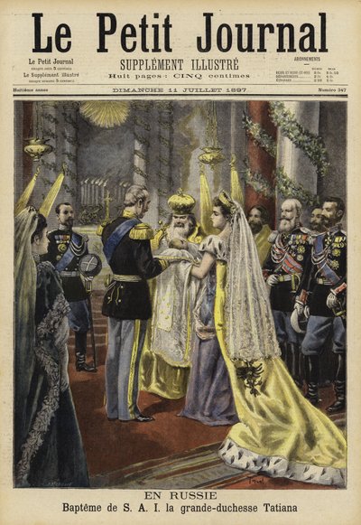 Battesimo della Granduchessa Tatiana di Russia, 1897 da French School