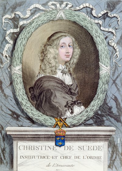 Cristina, regina di Svezia, fondatrice e capo dell