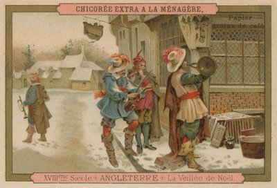 Vigilia di Natale, Inghilterra, XVIII secolo da French School