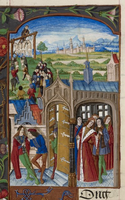 Cronache di Francia o di Saint Denis, Parigi da French School