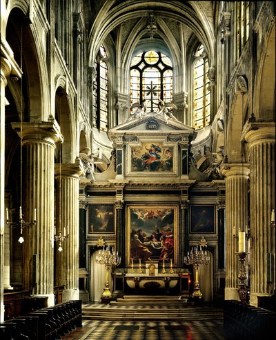 Chiesa di Saint Nicolas des Champs a Parigi da French School
