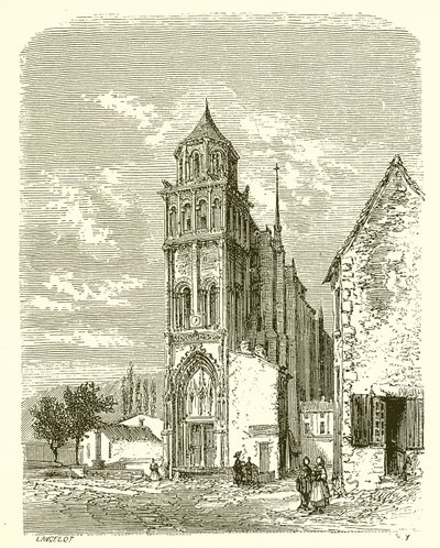 Chiesa di Santa Radegonda a Poitiers da French School