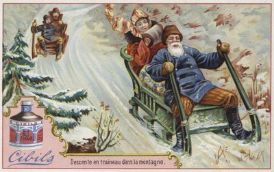 Carta Cibils con slittino da French School