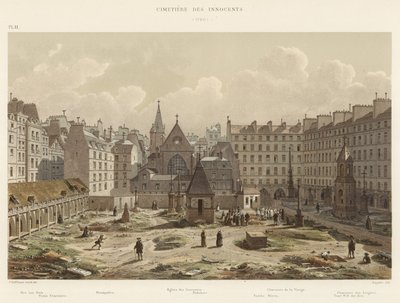 Cimitero degli Innocenti, 1750 da French School