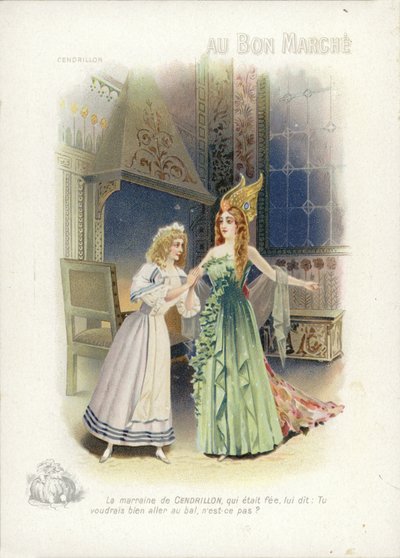 Cenerentola e la fata madrina da French School